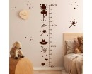 Ballerina Height Chart Wall Decal
